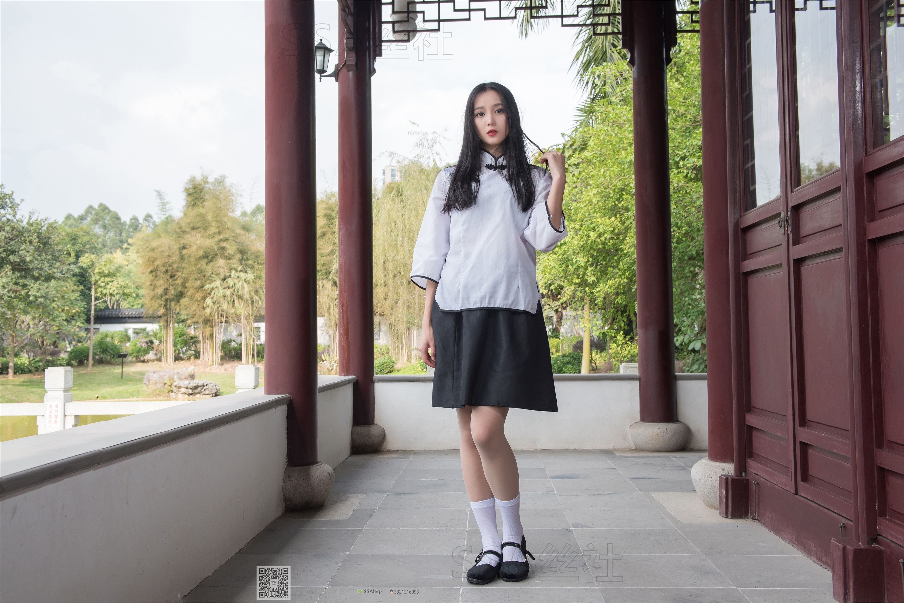 SSA丝社 超清写真 NO.068 君君 民国学妹肉丝白袜